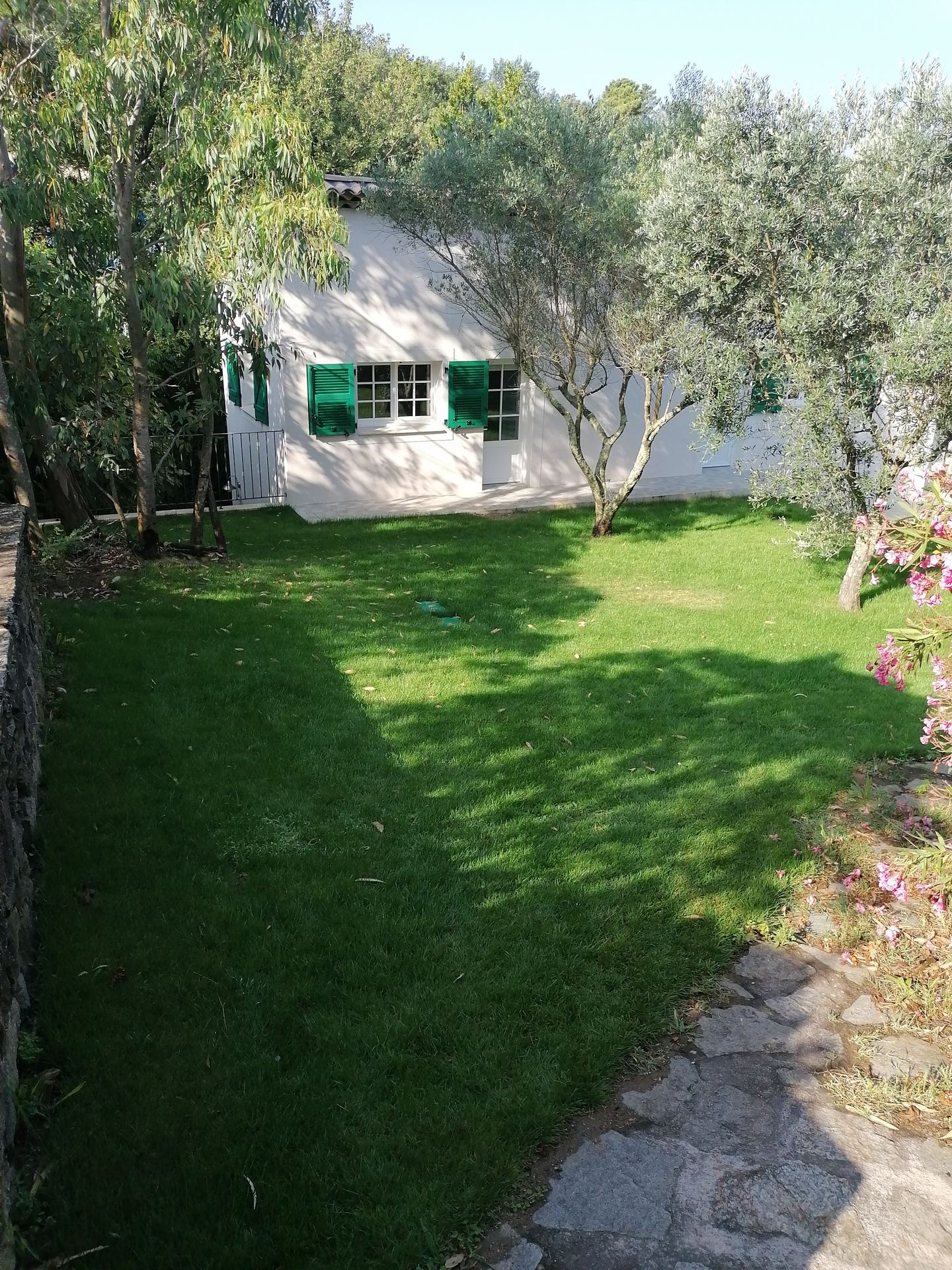 The new villa, seen from the garden